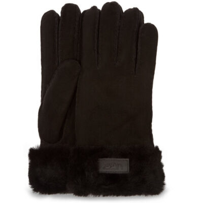 UGG Turn Cuff Handschoenen voor Dames in Black, maat S | Shearling
