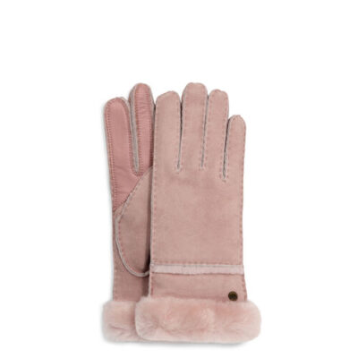 UGG Seamed Tech Handschoenen voor Dames in Pink Crystal, maat M | Shearling