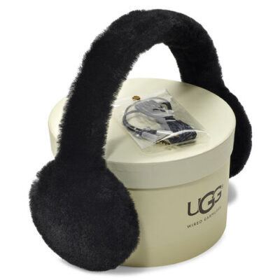 UGG Real Fur Headband voor Dames in Black, maat OS | Shearling