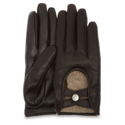 UGG Driver Handschoenen voor Dames in Black, maat M | Leder