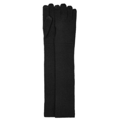 UGG Long Cuff Knit Handschoenen voor Dames in Black, maat OS | Breien