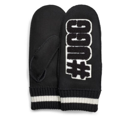 #UGGLIFE Patch Handschoenen voor Dames in Black, maat S/M | Shearling