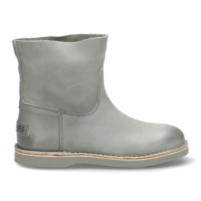 Shabbies Ankle boot waxed grain leather grey
