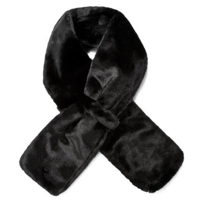 UGG Faux Fur Pull Through Sjaals voor Dames in Black, maat OS | Polyester