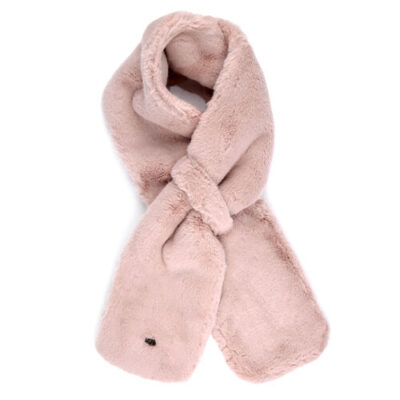 UGG Faux Fur Pull Through Sjaals voor Dames in Pink Crystal, maat OS | Polyester