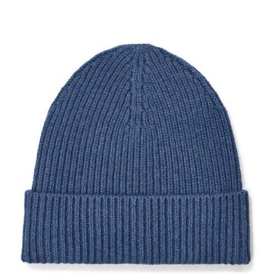 UGG Wide Cuff Rib Hoed voor Heren in Pacific Blue, maat OS | Acrylmix
