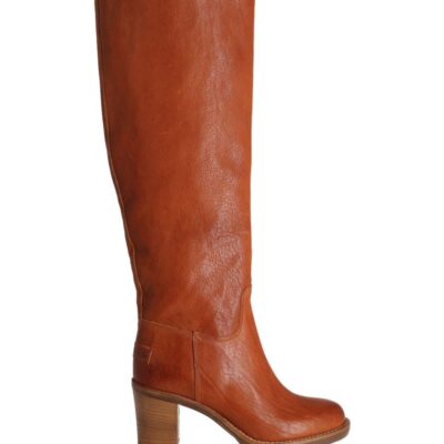 Shabbies Laars structuurleer cognac