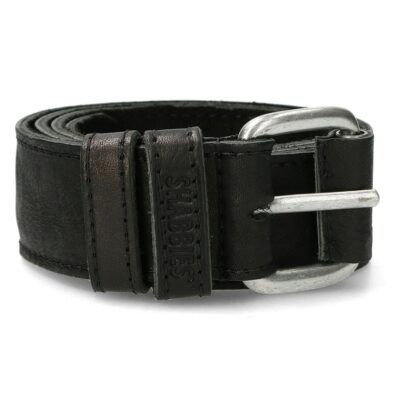 Shabbies Riem glad leer zwart
