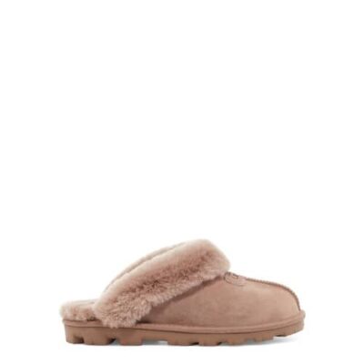 UGG Coquette Pantoffels voor Dames in Caribou, maat 42 | Leder/Shearling/Suede