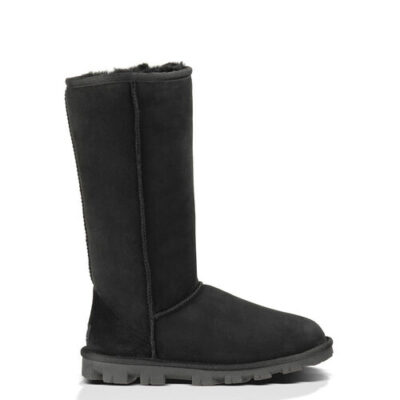 UGG Essential Tall Laarzen voor Dames in Black, maat 36 | Shearling