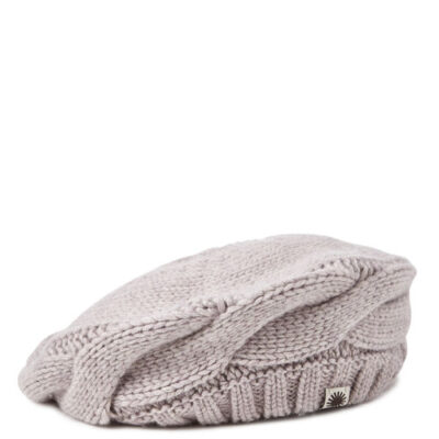 UGG Twist Cable Beret voor Dames in Starlight Heather, maat OS | Breien