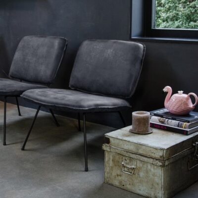 Shabbies Fauteuil caramba zwart - super black