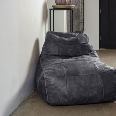 Shabbies Zitzak lazy fred zwart - super black